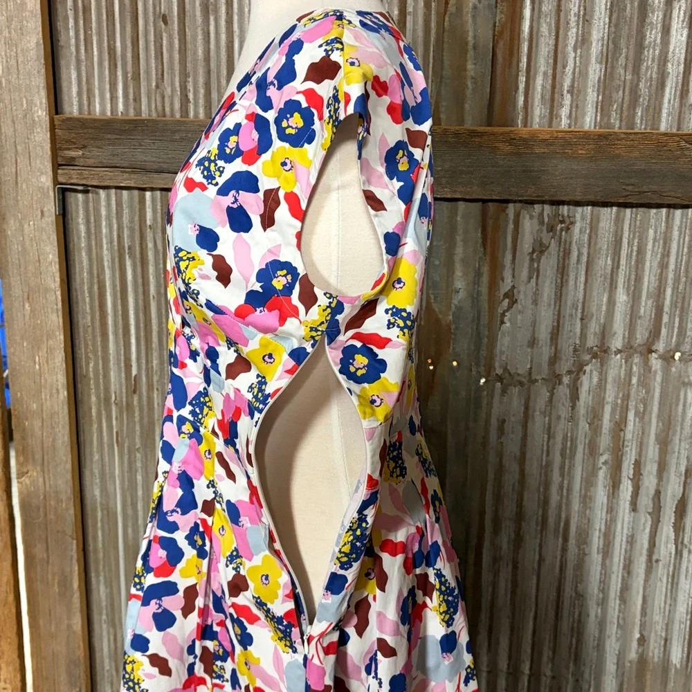 Boden Colorful Floral Mini Dress - Picture 7 of 11